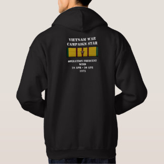 Driftsfrekvens Vind Kampanj Sweatshirt Med Luva