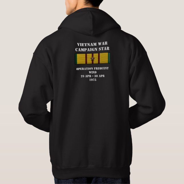 Driftsfrekvens Vind Kampanj Sweatshirt Med Luva (Baksida)