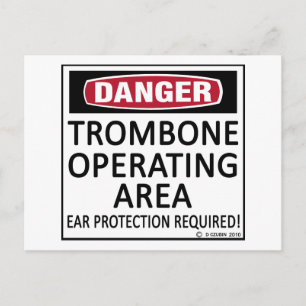Driftsområde för Trombone Vykort