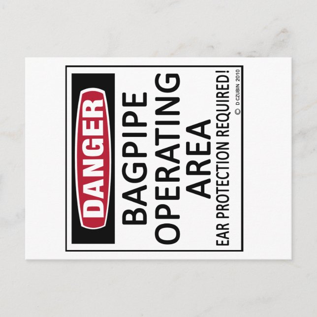Driftsyta för Bagpipe Vykort (Framsida)