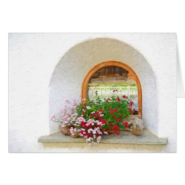 Drifttrövodlare Impressionism Hälsningskort (Framsidan Horizontal)