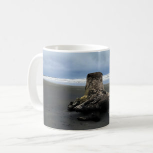 Driftved i Benson Beach, Cape Dismissation, WA Kaffemugg
