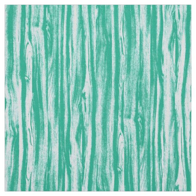 Driftved mönster - turkos och vitt tyg (Provkarta)