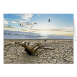 Driftwood - 5" x 7" Art Card Hälsningskort