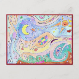 Driftwood Art-vykort Vykort