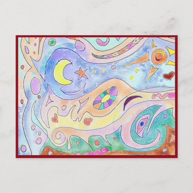 Driftwood Art-vykort Vykort (Framsida)