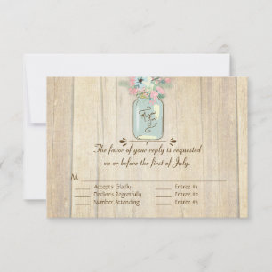 Driftwood Barn Wood Rustic Mason Burk Garden Blomm OSA Kort