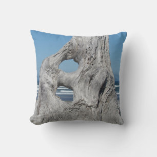 Driftwood Blå Vågor Kast Kudd Ocean Vågor Himmel Kudde