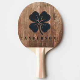 Driftwood Boards Fyrklöver med namn Pingisracket