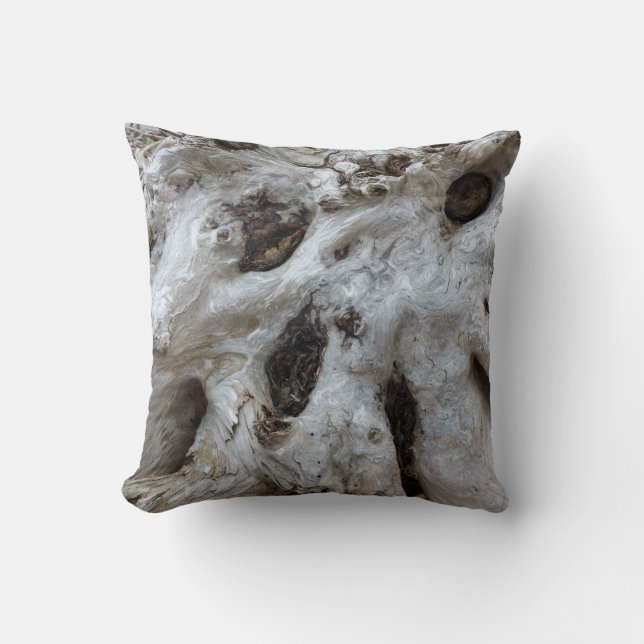 Driftwood Burl Abstrakt Kudde (Framsida)