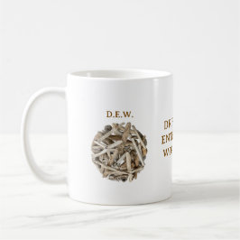 DRIFTWOOD ENTHUSIASTS WORLDWIDE. D.E.W. MUG KAFFEMUGG