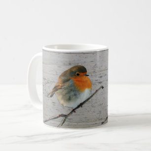 Driftwood för bröst för européengelskaRobin f Kaffemugg