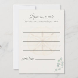 Driftwood Garden Wedding Message Cards | Anteckningskort