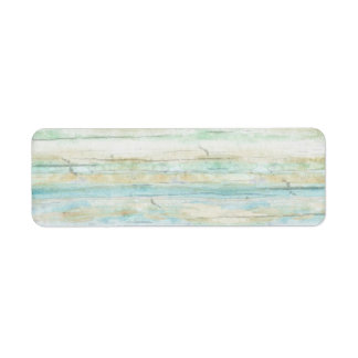 Driftwood Ocean Beach Kustkusten Seashore Bröllop Returadress Etikett