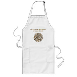 DRIFTWOOD-THEMED APRON LÅNGT FÖRKLÄDE