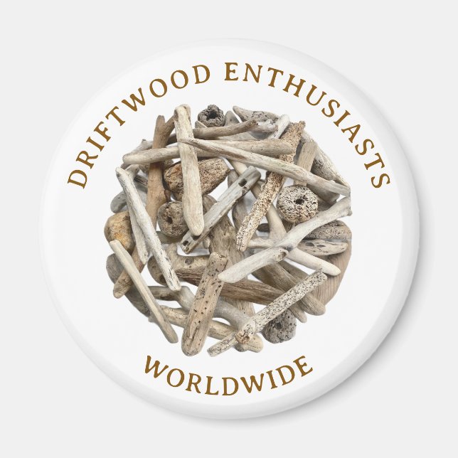 DRIFTWOOD THEMED MAGNET. FRIDGE MAGNET (Framsidan)