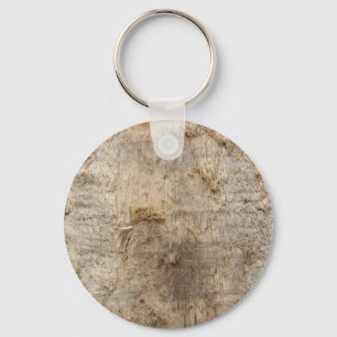 Driftwoodbild. Avbilda av ridit ut trä Nyckelring