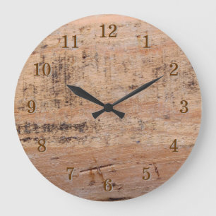 Driftwoodbild Stor Klocka