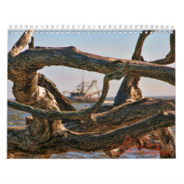 Driftwoodstrandcalander Kalender