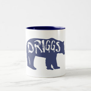 Driggs Idaho Bear Två-Tonad Mugg