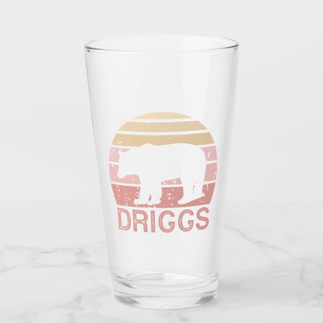 Driggs Idaho Retro Bear Glaskopp (Framsida)