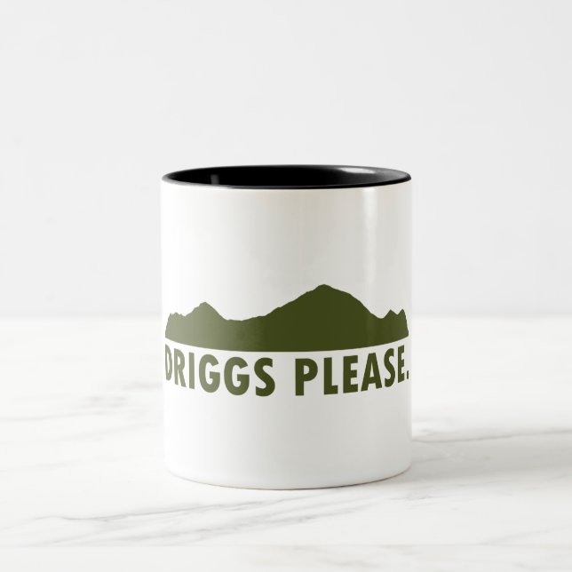 Driggs Idaho Snälla Två-Tonad Mugg (Center)