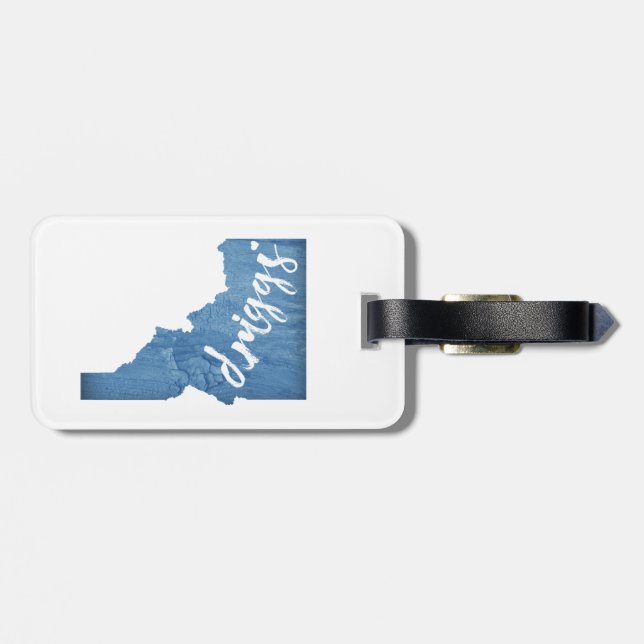 Driggs Idaho Wood Grain Bagagebricka (Baksida Vågrät)