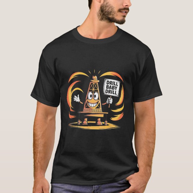 Drill Ba Trump Funny Meme Hhh T Shirt (Framsida)