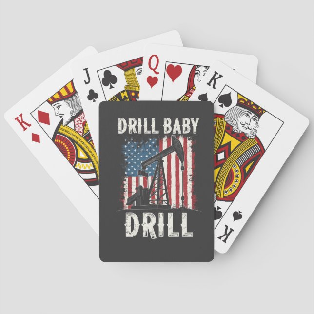 Drill Baby borll American Trump Energy Economy Casinokort (Baksidan)