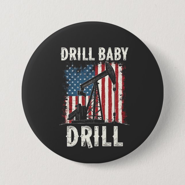 Drill Baby borll American Trump Energy Economy Knapp (Framsida)