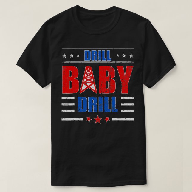 Drill Baby-borrmaskin T Shirt (Design framsida)