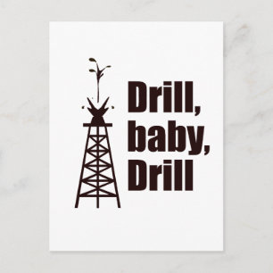 Drill Baby-borrmaskin Vykort