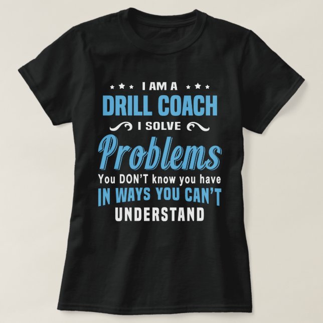 Drill Coach T Shirt (Design framsida)