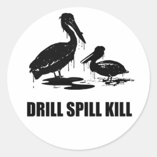 DRILL SPILL-DÖDA RUNT KLISTERMÄRKE
