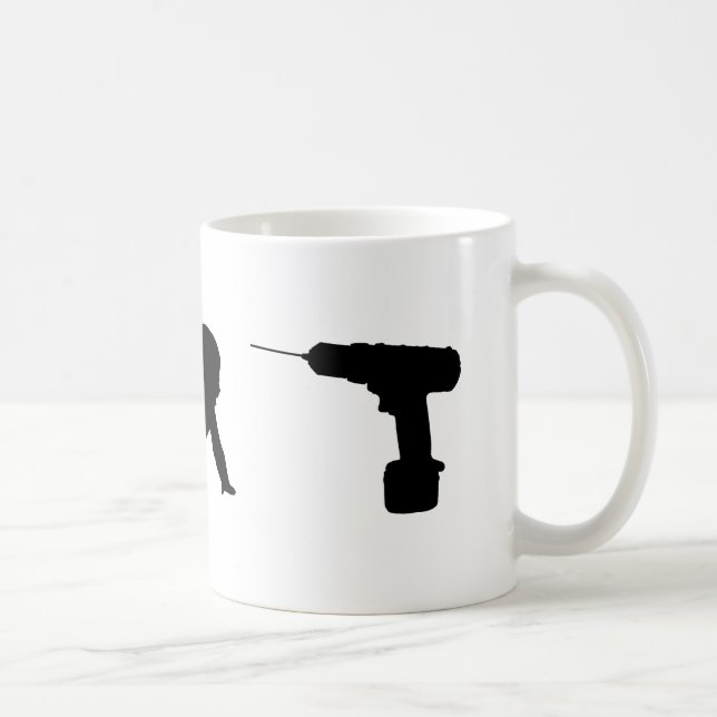 Drillborrbabydrillborr Kaffemugg (Höger)
