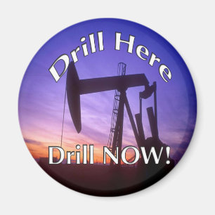 Drillborren här borrar nu! magnet
