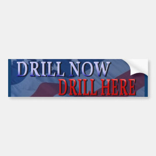Drillborren nu, borrar här bildekalet bildekal