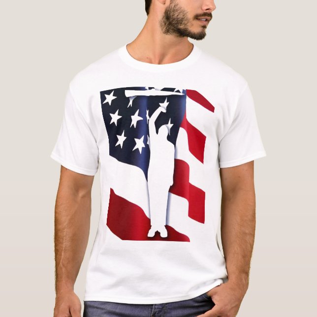 DrillMasters amerikanpatriot Driller2 T Tee (Framsida)