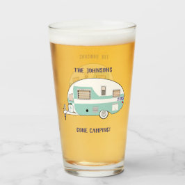Drinering av Camper Beer Pint för Camping RV-släpk Glaskopp