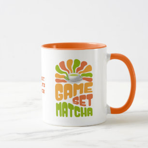 Drineringsknapp för Roligt av GAME SET MATCHA Mugg