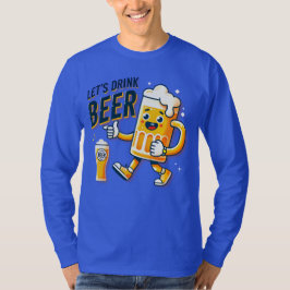 DRINK BEER DESIGN T SHIRT
