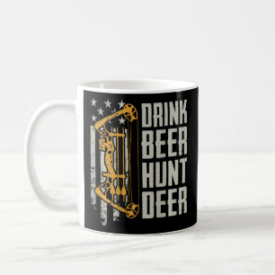 Drink Beer Hunt Hjort Bow Hunting Drinking Archery Kaffemugg