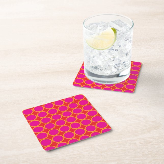 Drink/Beverage Coasters Underlägg Papper Kvadrat (Insitu)