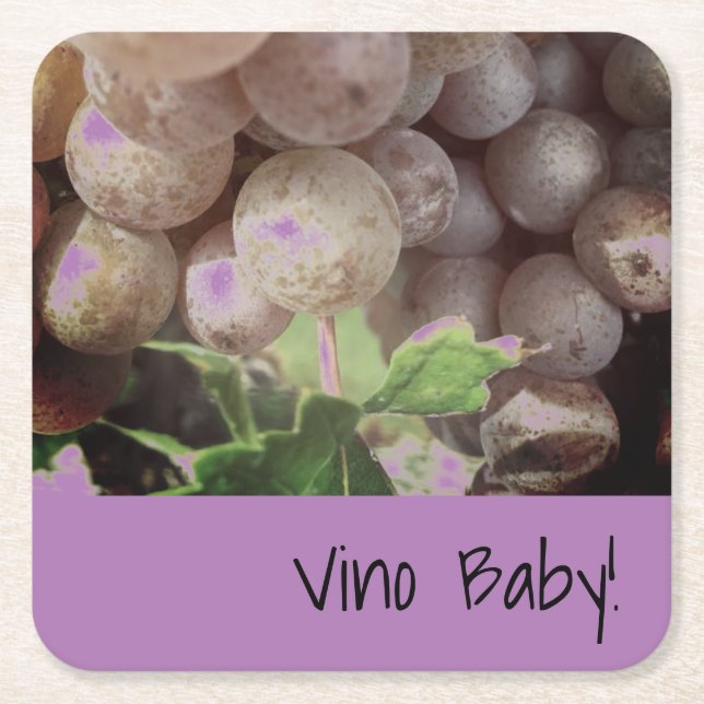 Drink Coasters Underlägg Papper Kvadrat (Framsidan)