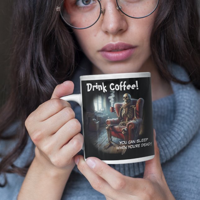 Drink Coffee Jumbo Mugg (Skapare uppladdad)