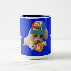 Drink Coffee Play Boll Pudel Mugg