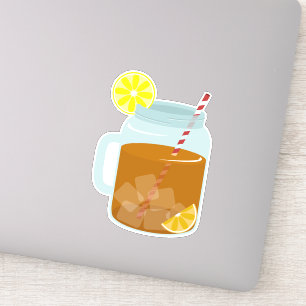 Drink för Tea för Masonburk söt Tea Iced Klistermärken