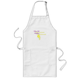 Drink Lemonade Funny Humor Långt Förkläde