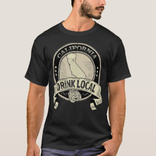 Drink Local California Craft Beer Cali Breweries T Shirt