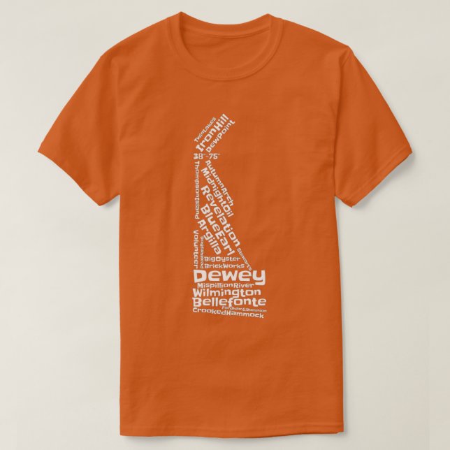 Drink Local Delaware Breweries T Shirt (Design framsida)